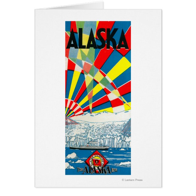 The Alaska Line Steamship Poster (Front)
