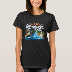 The Alaska State In Usa Sticker1  T-Shirt