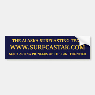 THE ALASKA SURFCASTING TEAM BUMPER STICKER
