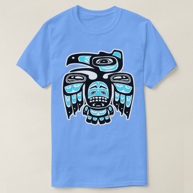 THE ALASKAN EAGLE TOTEM T-Shirt (Design Front)