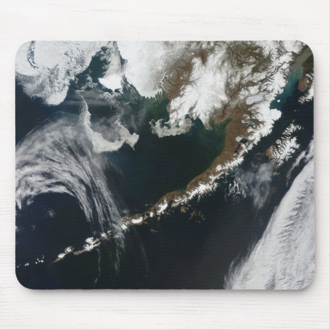 The Alaskan Peninsula and Aleutian Islands Mouse Mat (Front)