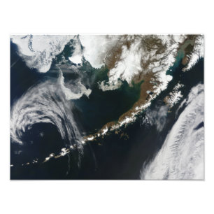 The Alaskan Peninsula and Aleutian Islands Photo Print