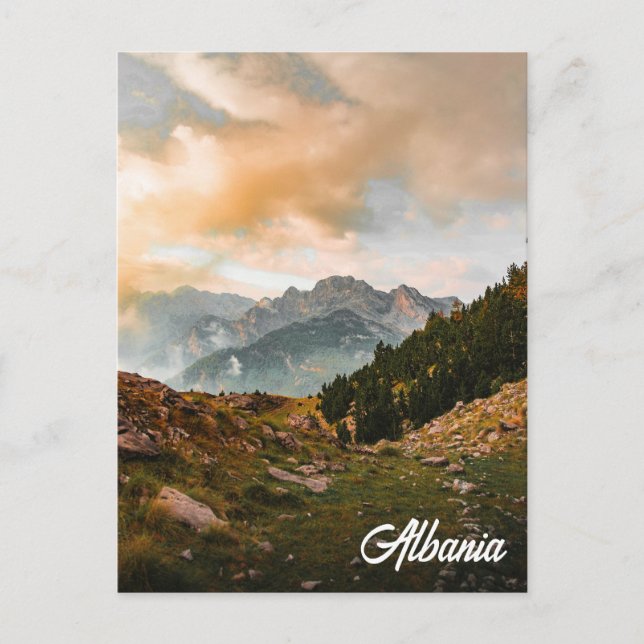 The Albanian Alps Postcard (Front)