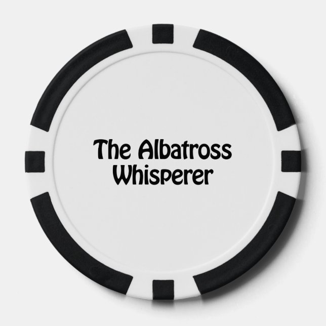 the albatross whisperer poker chips (Front)