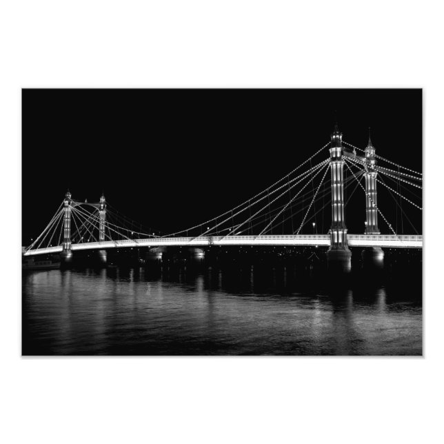 The Albert Bridge London Photo Print (Front)