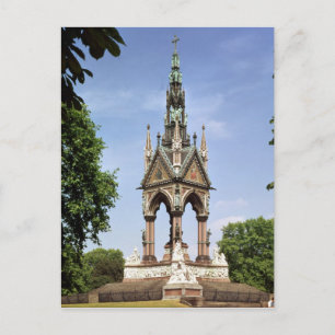 The Albert Memorial from the Albert Hall Postcard