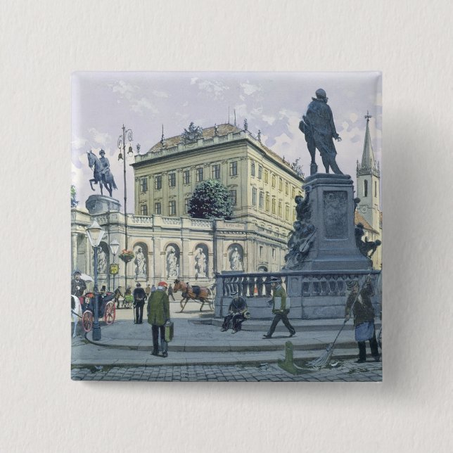 The Albertina, Vienna 15 Cm Square Badge (Front)