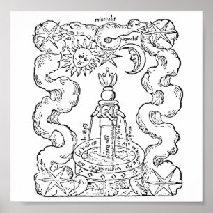 The Alchemical Fountain Poster