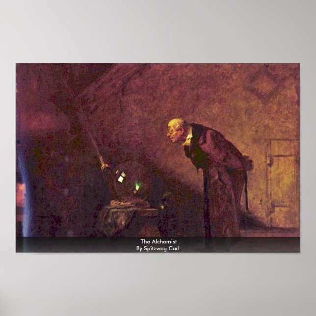 The Alchemist By Spitzweg Carl Poster (Front)