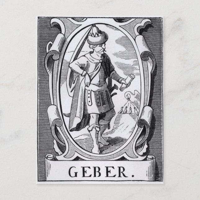 The Alchemist Geber Postcard (Front)