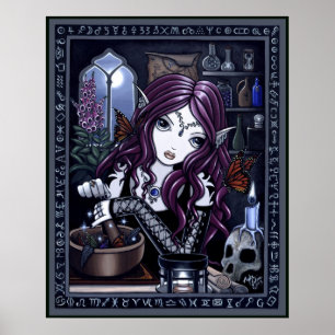 The Alchemist Gothic Fantasy Art Poster