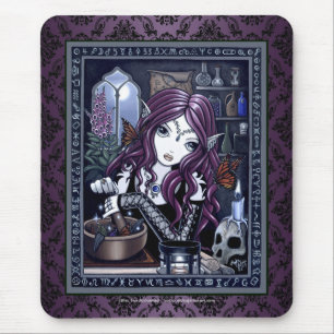 "The Alchemist" Gothic Magic Fairy Mouspad Mouse Mat
