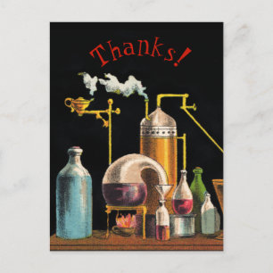 The Alchemist Mad Scientist Postcard