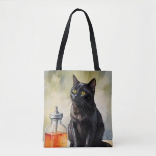 The Alchemist’s Cat Tote Bag