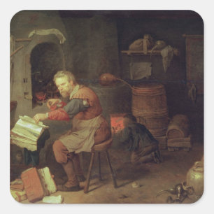 The Alchemist's Workshop Square Sticker