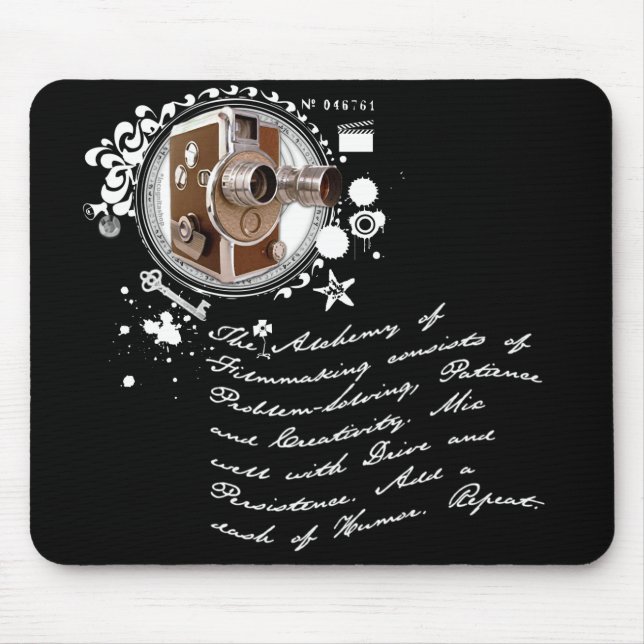 The Alchemy of Filmmaking Mouse Mat (Front)