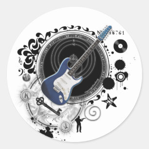 The Alchemy of Music Image Classic Round Sticker