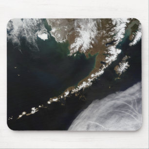 The Aleutian Islands and the Alaskan peninsula Mouse Mat