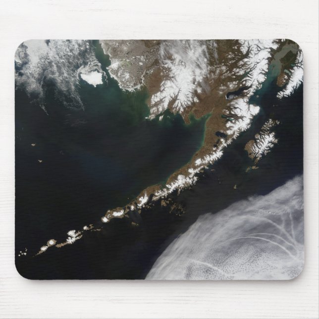 The Aleutian Islands and the Alaskan peninsula Mouse Mat (Front)