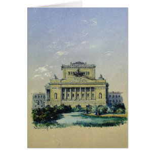The Alexander Theatre in St. Petersburg, 1841