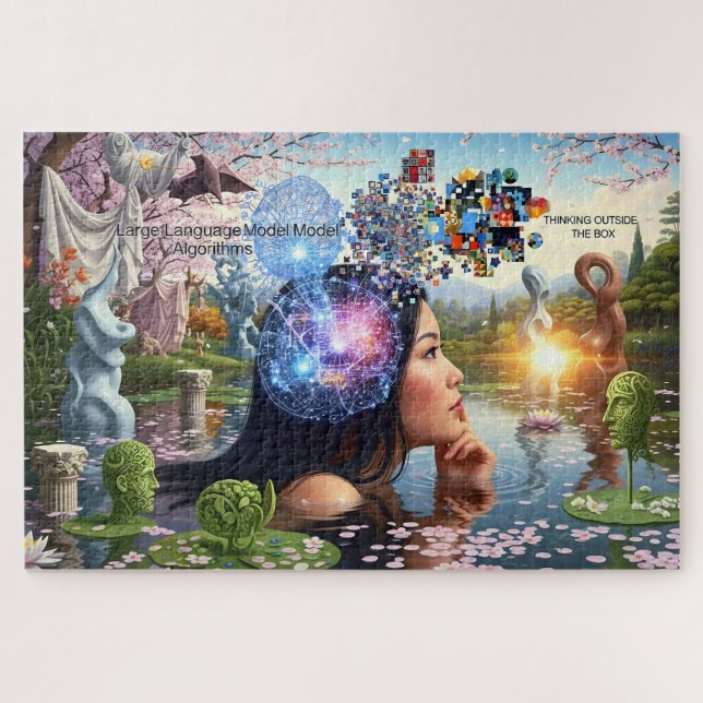 “The Algorithm of Dreams” – A Digital Portrait Jigsaw Puzzle (Horizontal)