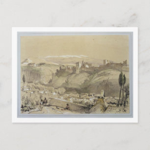The Alhambra from the Albay, from 'Sketches and Dr Postcard