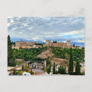 The Alhambra of Granada Spain Postcard