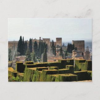 The Alhambra palace in Spain Postcard