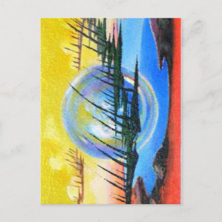 THE ALIEN ABSTRACT by Leomariano Postcard