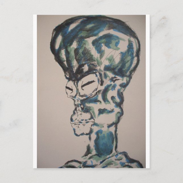 The Alien I am Postcard (Front)
