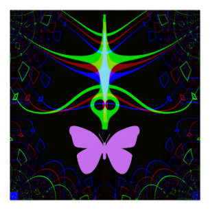 The Alien meets the butterfly.... Poster
