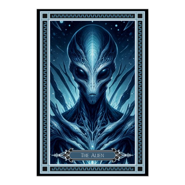 The Alien Tarot Card Poster (Front)