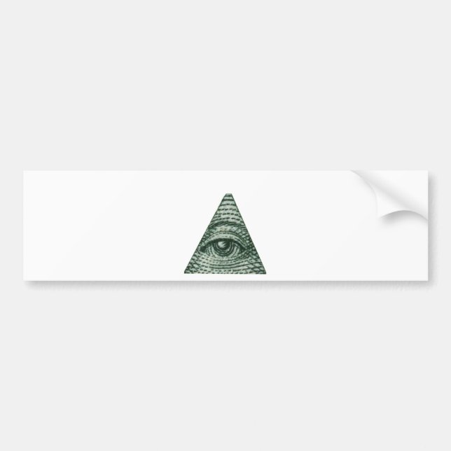 The All Seeing Eye Bumper Sticker (Front)