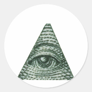 The All Seeing Eye Classic Round Sticker