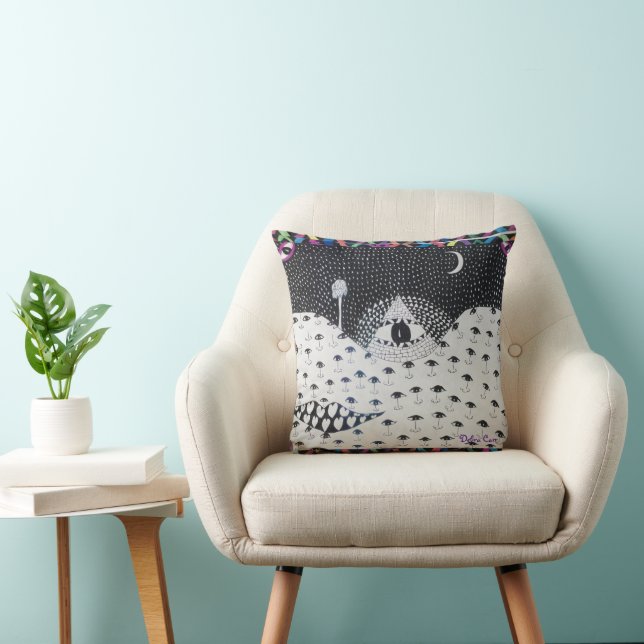 The All Seeing Eye  Throw Pillow (Chair)