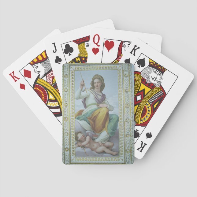 The Allegory of Chastity (fresco) Playing Cards (Back)