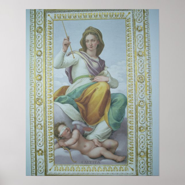 The Allegory of Chastity (fresco) Poster (Front)