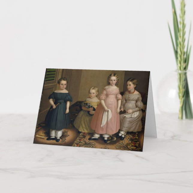 The Alling Children Folded Greeting Card (Front)