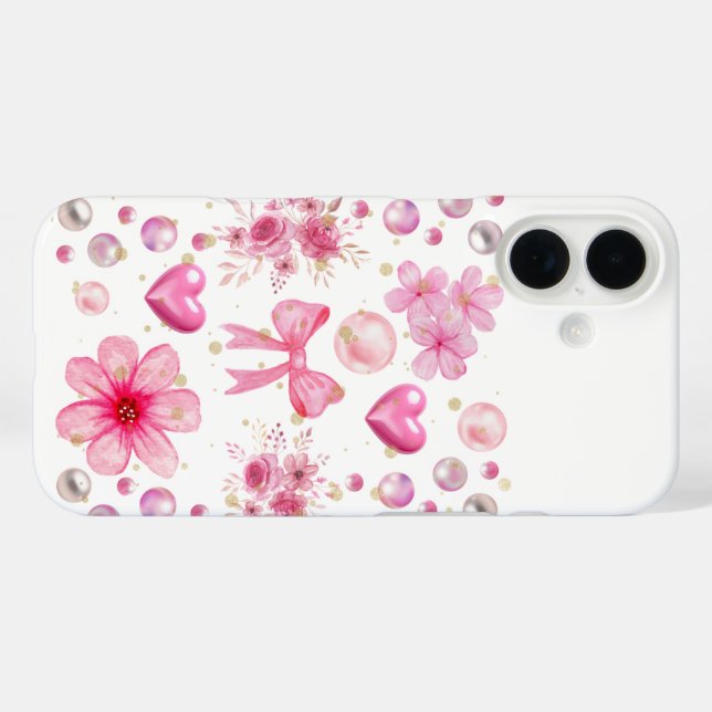 The allure of pink Case-Mate iPhone case (Back (Horizontal))