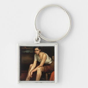 The Alluring Young Girl Key Ring