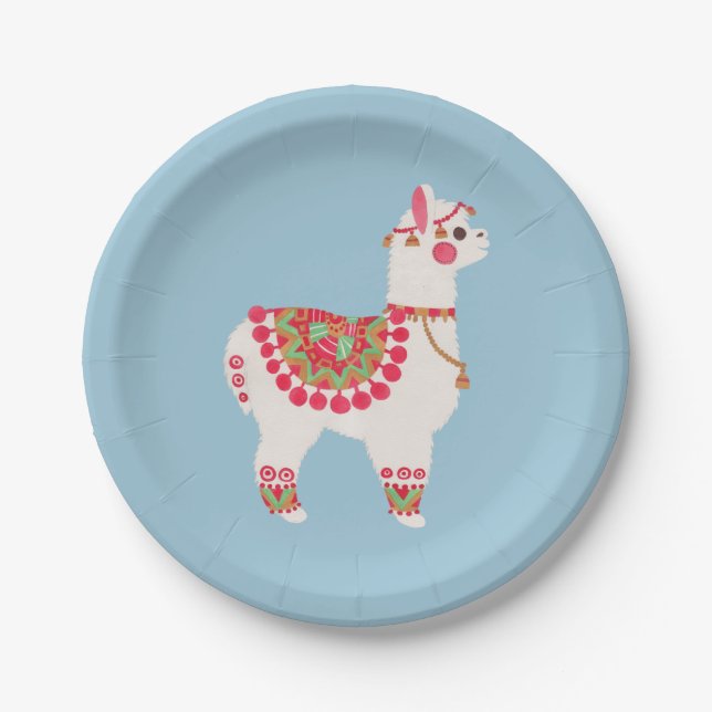 The Alpaca Paper Plate (Front)