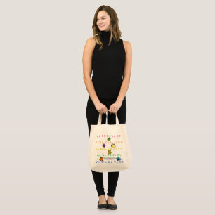 "the alphabet book" - book cover - Grocery Tote Bag