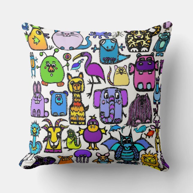 "the alphabet book" pillow - 20" (Front)