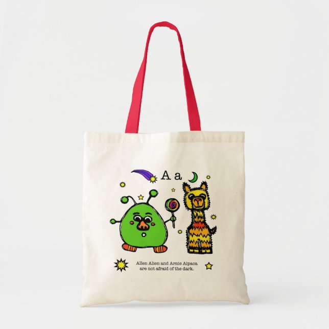 the alphabet book - the letter A - tote bag (Front)