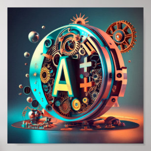 The Alphabet of the World Poster