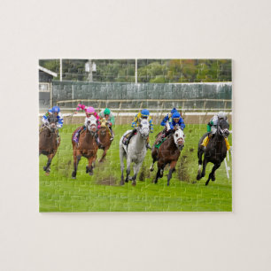 The Alphabet Soup Stakes Jigsaw Puzzle