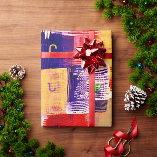 The Alphabet Wrapping Paper (Holiday Gift)