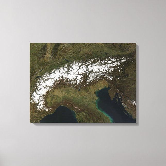 The Alps 3 Canvas Print (Front)