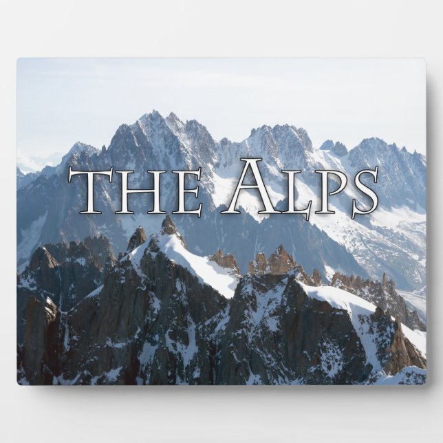 The Alps - Magnificent! Plaque (Front)