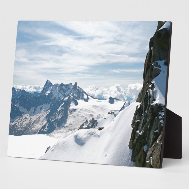 The Alps mountain range - Stunning! Plaque (Side)